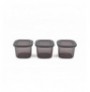 Set kuti organizuese ( 3 Pc ) Hermia BNMPOLYAS03-05 Anthracite