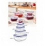 Set kuti organizuese ( 4 Pc ) Hermia 30145 Transparent