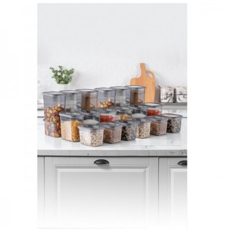 Set organizuese ( 18 Pc ) Hermia BNMPEGYAR18-13232 Grey