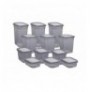 Set kuti organizuese ( 12 Pc ) Hermia BNMPEGYAR12-481115 Anthracite