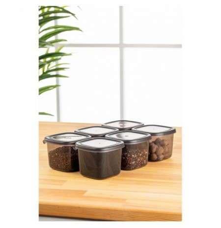 Set kuti organizuese ( 6 Pc ) Hermia BNMPEGYAS06-5 Anthracite