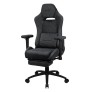 Aerocool Royalslategr Premium Ergonomic Gaming Chair Legrests Aerosuede Technology Grey