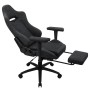 Aerocool Royalslategr Premium Ergonomic Gaming Chair Legrests Aerosuede Technology Grey