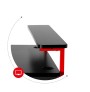 Huzaro Hero 5.0 computer desk Black, Red