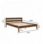 Krevat dopjo Kalune Design Venus 200 - Walnut Walnut