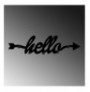 Varese muri metalike Wallity Hello Black