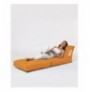 Bean Bag Siesta Sofa Bed Pouf - Orange Orange