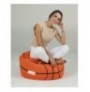 Bean Bag Basketball Kids Pouf - Tile Red Tile Red