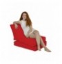 Bean Bag Siesta Sofa Bed Pouf - Red Red