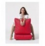 Bean Bag Siesta Sofa Bed Pouf - Red Red