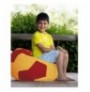 Bean Bag Football Kids Pouf - Yellow, Red