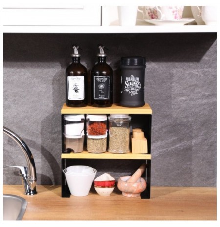 Organizues kuzhine Mioli Decor Shelves - 1 Black