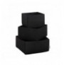 Set kuti organizues ( 3 Pc ) Mioli Decor HMY - 6269 Black