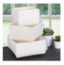 Set kuti organizues ( 3 Pc ) Mioli Decor HMY - 6268 Cream