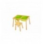 Set Tavoline per femije Kalune Design Table and Chair - Green Green