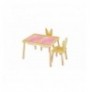 Set Tavoline per femije Kalune Design Table and 2 Chairs - Pink Pink