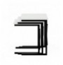 Set tavoline (3 Pc) Kalune Design Zg1-998-3653S White