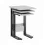 Set tavoline (3 Pc) Kalune Design Zg3-998-3544S White