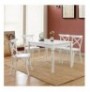 Set 5 Pc Tavoline ngrenie me hapje + Karrige Kalune Design Albero27 White