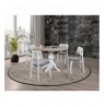 Set ( 5 Pc ) Tavoline ngrenie + karrige Kalune Design Albero129 Natural