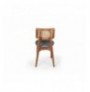 Set ( 5 Pc ) Tavoline ngrenie + karrige Kalune Design Albero138 Natural