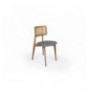 Set ( 5 Pc ) Tavoline ngrenie + karrige Kalune Design Albero146 Natural