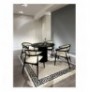 Set ( 5 Pc ) Tavoline ngrenie + karrige Kalune Design Moon - Black, White Black White
