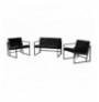 Set ( 3 Pc ) Divan + kolltuk Atelier del Sofa Oslo - Black Black