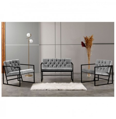 Set ( 3 Pc ) Divan + kolltuk Atelier del Sofa Oslo - Grey Grey