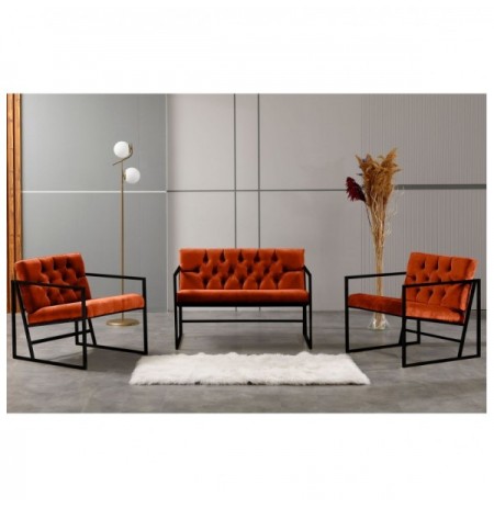 Set ( 3 Pc ) Divan + kolltuk Atelier del Sofa Oslo - Tile Red Tile Red