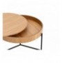 Set tavoline (2 Pc) Kalune Design Islo - Natural Natural