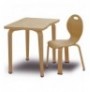 Set ( 3 Pc ) Tavoline + karrige Kalune Design Pearl Table Set Natural