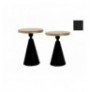 Set tavoline anesore Kalune Design 1000-2 Gold Black