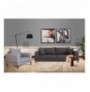 Set ( 3 Pc ) Divan + kolltuk Atelier del Sofa Nero - NQ6-191 Dark Grey