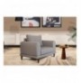 Set ( 3 Pc ) Divan + kolltuk Atelier del Sofa Nero - NQ6-194 Cream Latte