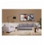 Set ( 3 Pc ) Divan + kolltuk Atelier del Sofa Nero - NQ6-151 Light Grey Grey