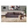 Set ( 3 Pc ) Divan + kolltuk Atelier del Sofa Nero - NQ6-179 Anthracite Grey