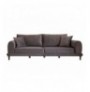 Set ( 3 Pc ) Divan + kolltuk Atelier del Sofa Nero - NQ6-178 Dark Grey Light Grey