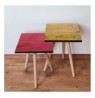 Set tavoline (2 Pc) Kalune Design 2Shp427 - Pink PinkYellow