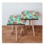 Set tavoline (2 Pc) Kalune Design 2Shp196 - Multicolor Multicolor