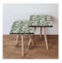Set tavoline (2 Pc) Kalune Design 2Shp200 - Green Green Beige Orange