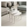 Set tavoline (3 Pc) Kalune Design Lenny - White White