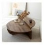 Set tavoline kafeje Kalune Design Podium Wood - Walnut Walnut