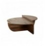 Set tavoline kafeje Kalune Design Podium Wood - Walnut Walnut