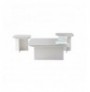 Set tavoline kafeje Kalune Design Jazz - White White