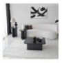 Set tavoline kafeje Kalune Design Blues - Black Black