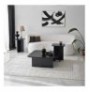 Set tavoline kafeje Kalune Design Blues - Black Black