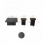 Set tavoline kafeje Kalune Design Blues - Black Black