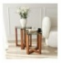 Set tavoline (2 Pc) Kalune Design Amalfi - Walnut Walnut