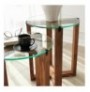 Set tavoline (2 Pc) Kalune Design Amalfi - Walnut Walnut